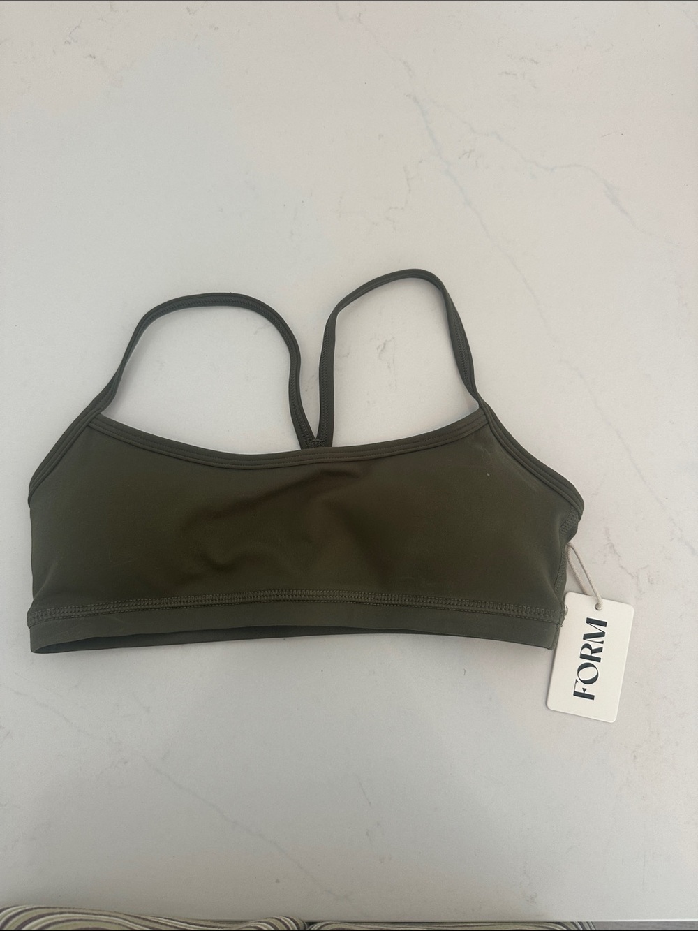 Olive Green FORM Sportsbra